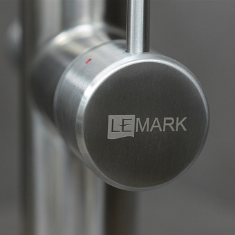 Смеситель для кухни LEMARK Expert LM5083S-White белый/сталь