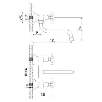 Смеситель для кухни LEMARK Standard LM2111C поворотный излив хром