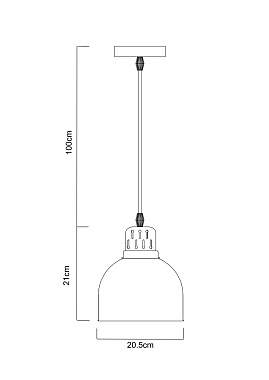 Светильник подвесной Arte Lamp EURICA A4245SP-1BK 60Вт E27