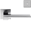 Дверная ручка нажимная COLOMBO Zelda MM11 хром