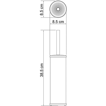 Ёршик WASSERKRAFT Exter K-1017 светлая бронза