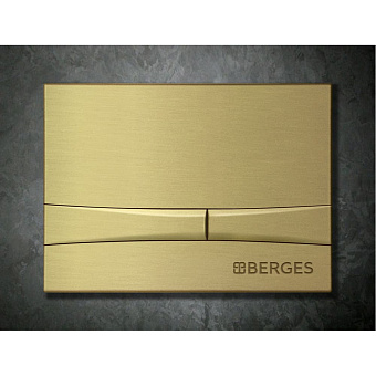 Кнопка для инсталляции BERGES NOVUM F8 бронза