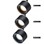 Трековый светильник Novotech GIRO 358974 15Вт LED чёрный для однофазного трека