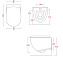 Унитаз подвесной ArtCeram FILE 2.0 FLV004 01 30 (ст.арт.FLV0 безободковый без сиденья