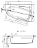 Ванна акриловая CERSANIT JOANNA 63335 140х90см угловая