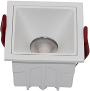 Светильник точечный встраиваемый Maytoni Alfa LED DL043-01-10W3K-SQ-W 10Вт LED