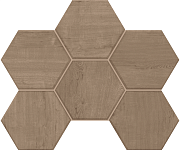 Керамическая мозаика ESTIMA Classic Wood Mosaic/CW03_NR/25x28,5/Hexagon Heagon 25х28,5см 0,071кв.м.