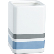 Стакан в ванную FIXSEN Dony FX-232-3 белый/серый/синий