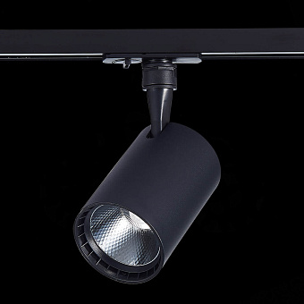 Трековый светильник ST Luce CAMI ST351.446.30.36 30Вт LED матовый чёрный для однофазного трека