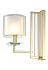 Бра CRYSTAL LUX NICOLAS NICOLAS AP1 GOLD/WHITE 60Вт E14