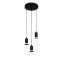Светильник подвесной Eurosvet Bubble 50151/3 черный 60Вт E27