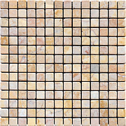 Мозаика Mir Mosaic Adriatica 7M063-20T жёлтый/розовый мрамор 30,5х30,5см 0,93кв.м.
