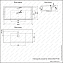 Раковина столешница MELANA F100-805 101х47см