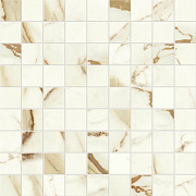 Керамическая мозаика Atlas Concord Италия Marvel Shine A416 Calacatta Imperiale Mosaico Matt 30х30см 0,9кв.м.
