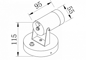 Бра Maytoni Scope O025WL-01B 50Вт GU10