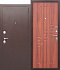 Входная дверь FERRONI Квартирные Гарда 860х2050мм Антик медь\Рустикальный дуб правая