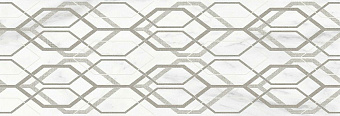 Декор MARAZZI ITALY Marbleplay M4PZ Decoro Net White 30х90см 0,54кв.м.