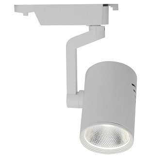 Трековый светильник Arte Lamp TRACCIA A2320PL-1WH 20Вт LED прозрачный для однофазного трека