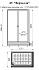 Душевая кабина RADOMIR Верчелли 1-03-1-1-0-0120 84х121,5х198см стекло прозрачное