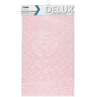Коврик для ванной FIXSEN Delux FX-9040B 70х120см розовый