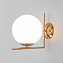 Светильник настенно-потолочный Eurosvet frost 70153/1 латунь 60Вт E27