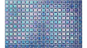Стеклянная мозаика Ezzari Ocean TES77433 синий/фиолетовый 31,3х49,5см 2кв.м.