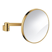 Косметическое зеркало GROHE Selection 41077GL0 20х20см золото с увеличением