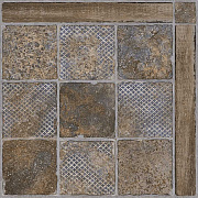 Напольная плитка ALMA CERAMICA Carteo TFU03CRT404 коричневый/серый 41,8х41,8см 1,922кв.м. матовая