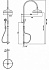 Душевой комплект CAPRIGO PARTS 99-061-crm хром