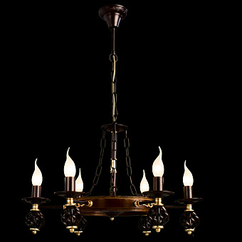 Люстра подвесная Arte Lamp CARTWHEEL A4550LM-6CK 60Вт 6 лампочек E14