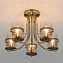 Люстра потолочная Eurosvet Coppa 60085/5 античная бронза 60Вт 5 лампочек E14