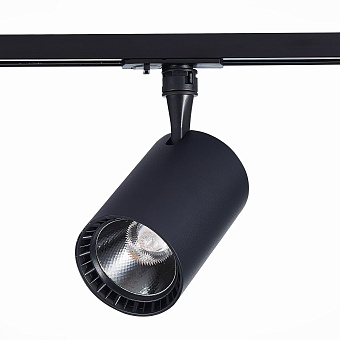 Трековый светильник ST Luce CAMI ST351.436.15.36 15Вт LED матовый чёрный для однофазного трека