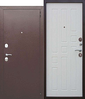 Входная дверь FERRONI Квартирные Гарда 860х2050мм Антик медь\Белый ясень правая