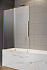 Стеклянная шторка на ванну RADAWAY Furo 10109588-09-01L 150х58,8см