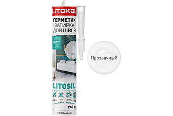 Герметик силиконовый LITOKOL LITOSIL прозрачный 0,28л
