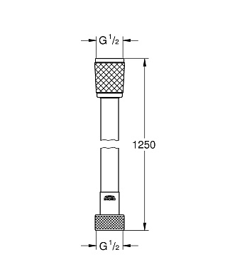 Душевой шланг LEMARK LE8025P-Black 150см чёрный