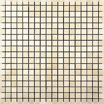 Мозаика Mir Mosaic i-Tile 4M025-15P бежевый мрамор 29,8х29,8см 0,44кв.м.