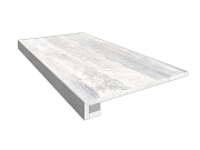 Плитка для ступеней ESTIMA Spanish Wood SP00_NR/33x120/S1/S5/Riser/SP00_NR/14,5x120 White 120х33смкв.м. неполированная