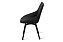 Кухонный стул поворотный AERO 50х59х87см сталь/экокожа Basalt