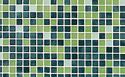Стеклянная мозаика Ezzari VERDE  №7 белый/зелёный 31,3х49,5см 2кв.м.