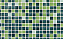 Стеклянная мозаика Ezzari VERDE  №7 белый/зелёный 31,3х49,5см 2кв.м.