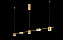 Светильник подвесной CRYSTAL LUX TRISTAN TRISTAN SP5 L1200 GOLD 40Вт LED