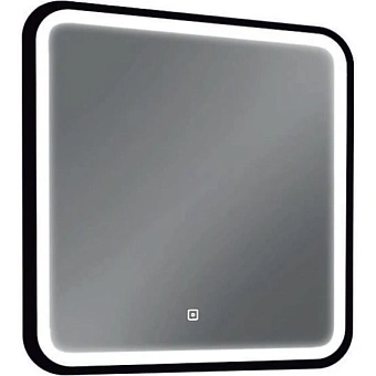 Зеркало MIRSANT Premier Black УТ000070016 80х80см с подсветкой