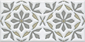 Декор KERAMA MARAZZI Клемансо STG\A618\16000 орнамент 15х7,4см 0,444кв.м.