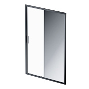 Душевая дверь AM-PM Gem Solo W90G-150-1-195BMir 195х150см стекло зеркальное