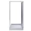 Душевая дверь AQUANET Alfa 210022 200х101,5см стекло прозрачное