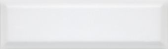 Настенная плитка KERAMA MARAZZI 9010 белый грань 8,5х28,5см 0,97кв.м. глянцевая