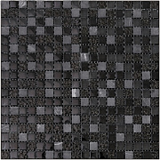 Мозаика Mir Mosaic Pastel 4PST-007 чёрный мрамор/стекло 29,8х29,8см 0,44кв.м.