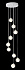 Светильник подвесной CRYSTAL LUX GASPAR GASPAR SP9 D300 WHITE 27Вт G9