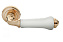 Дверная ручка нажимная MORELLI UMBERTO MH-41-CLASSIC PG/W белый/золото